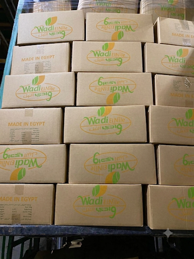 Stacked Wadi ElNile cartons
