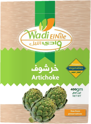 Wadi ElNile frozen Artichoke bag – front