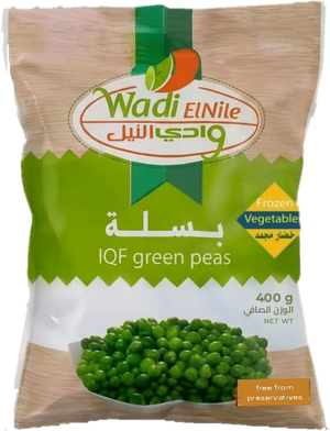 Wadi ElNile frozen Green Peas bag – front