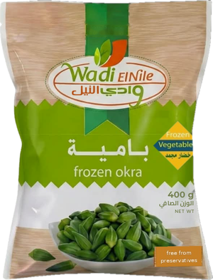 Wadi ElNile frozen Okra bag – front
